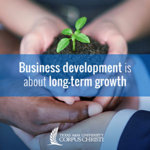 Business development is about long-term growth
