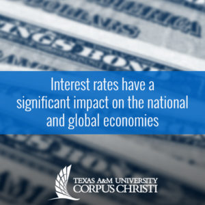 Interest rates impact the national and global economies