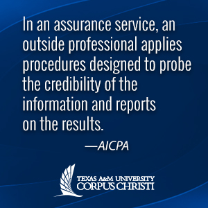 Honesty, objectivity and adherence to professional standards are part of assurance services