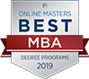 2019 Online Masters Best MBA in Healthcare Management award